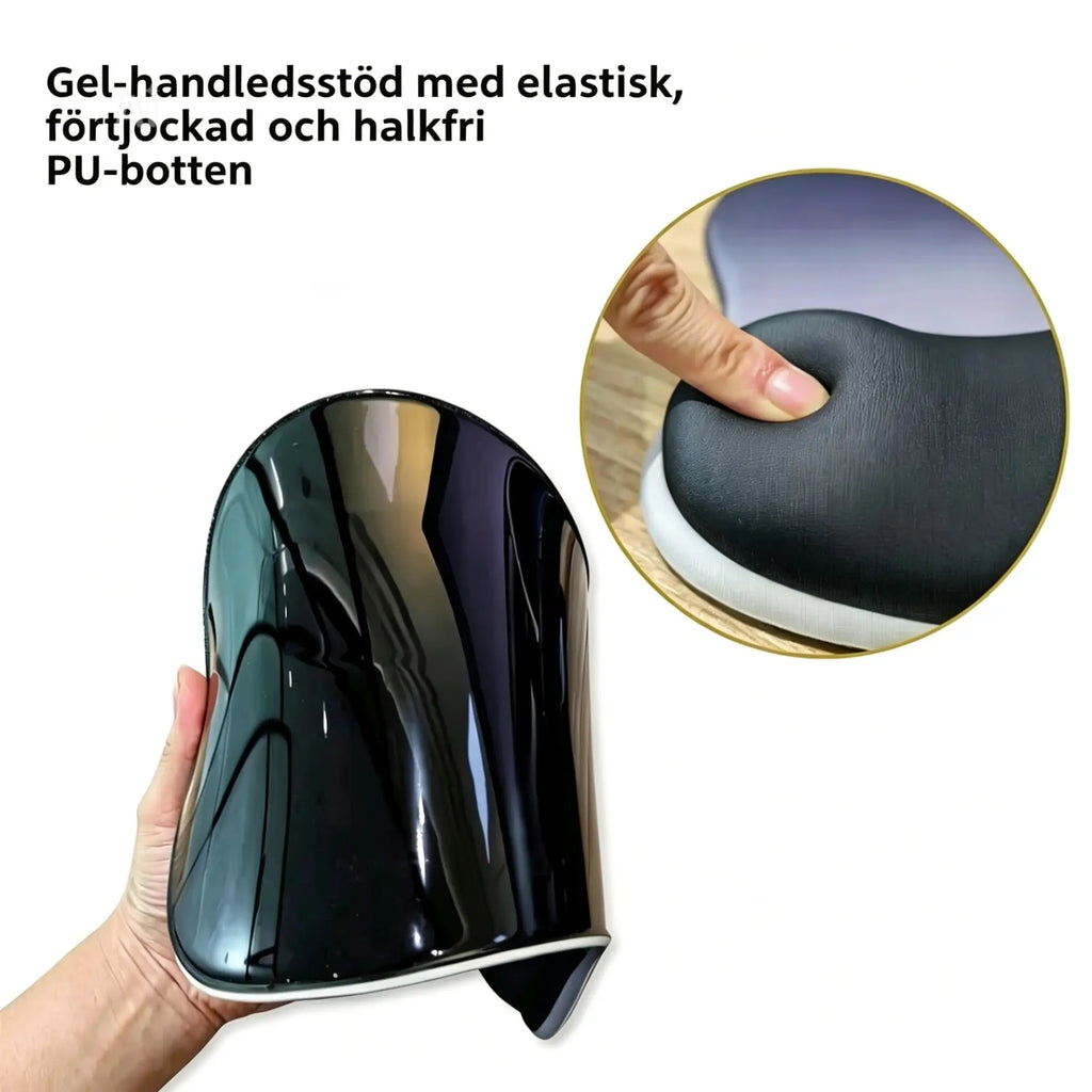 Ergonomisk musmatta med handledsstöd